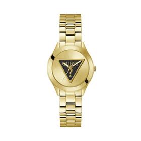 Guess+Tri+Plaque+Ladies+Watch