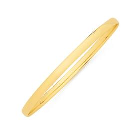 9ct-Gold-4x65mm-Solid-Bangle on sale