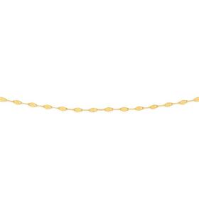 9ct-Gold-45cm-Mirror-Link-Chain on sale