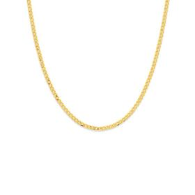 9ct-Gold-45cm-Solid-Curb-Chain on sale