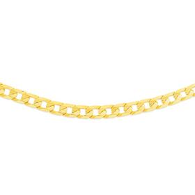 9ct-Gold-50cm-Solid-Curb-Chain on sale