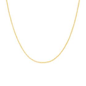 9ct+Gold+45cm+Fine+Belcher+Chain