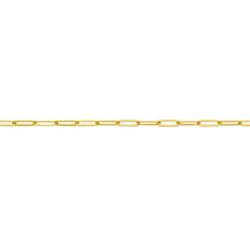 9ct-Gold-45cm-Solid-Flat-Paperclip-Chain on sale