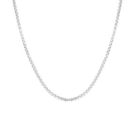Silver-55cm-Smooth-Octagonal-Box-Chain on sale