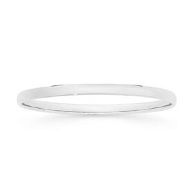 Sterling-Silver-5x65mm-Solid-Domed-Bangle on sale