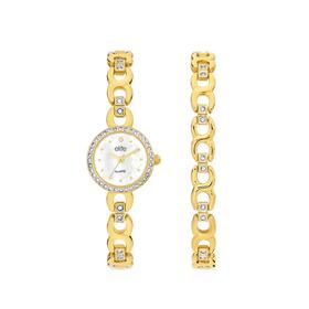 Elite-Ladies-Watch-Bracelet-Set on sale