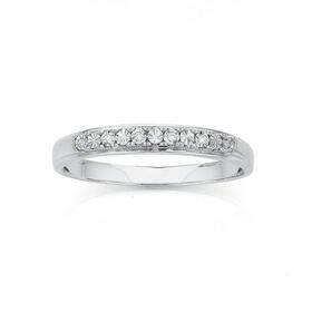 9ct-White-Gold-Diamond-Band on sale