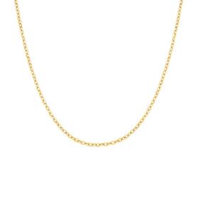 9ct+Gold+40cm+Solid+Trace+Chain