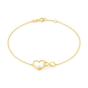 9ct-Gold-19cm-Cultured-Freshwater-Pearl-Bracelet on sale