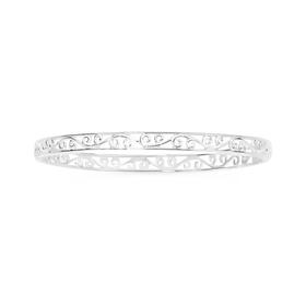 Sterling+Silver+Oval+Scroll+Bangle