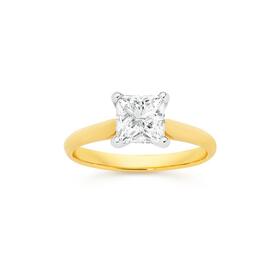 Alora-14ct-Gold-Lab-Grown-Diamond-Solitaire-Ring on sale