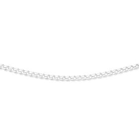 Sterling+Silver+50cm+Concave+Dia-Cut+Curb+Chain