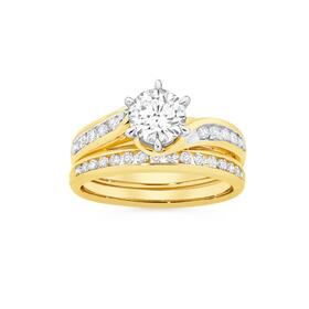 Alora-14ct-Gold-Lab-Grown-Diamond-Bridal-Set on sale
