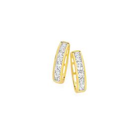 Alora-10ct-Gold-1-12-Carats-TW-Lab-Grown-Diamond-Huggie-Earrings on sale