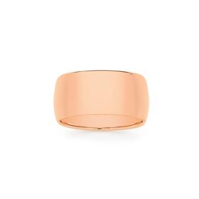 9ct+Rose+Gold+Wide+Ring