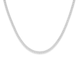 Silver-45cm-Curb-Chain-Made-In-Italy on sale