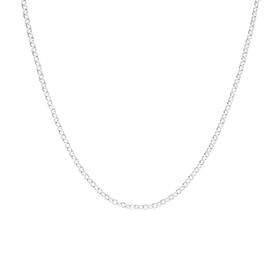 Sterling+Silver+50cm+Italian+Belcher+Chain