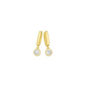 Alora-10ct-Gold-13-Carat-TW-Lab-Grown-Diamond-Bezel-Drop-Hoop-Earrings on sale