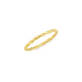 9ct-Gold-Twist-Stacker-Ring on sale