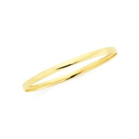 9ct-Gold-4x62mm-Solid-Comfort-Bangle on sale