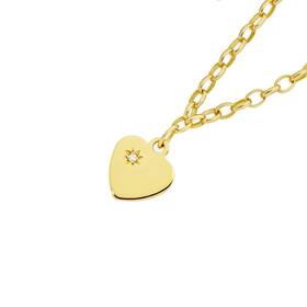 9ct-Gold-165cm-Solid-Diamond-Belcher-Bracelet on sale
