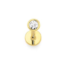 9ct-Gold-Diamond-Bezet-Set-Labret on sale