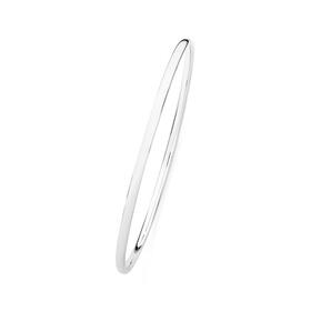Silver-3x65mm-Solid-Comfort-Bangle on sale