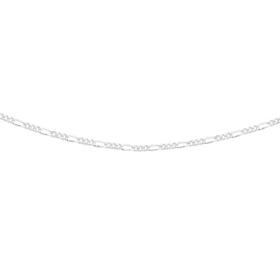 Italian-Sterling-Silver-45cm-Solid-Figaro-Chain on sale