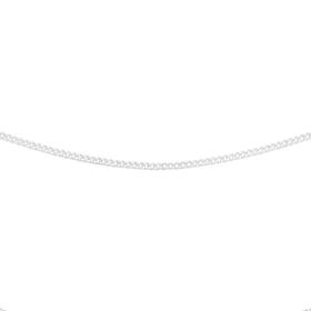 Italian-Sterling-Silver-45cm-Curb-Chain on sale