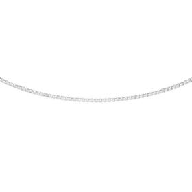 Italian-Silver-50cm-Flat-Curb-Chain on sale