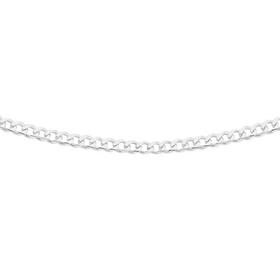 Silver-45cm-Solid-Curb-Chain on sale