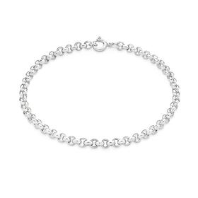 Silver-19cm-Fine-Belcher-Bracelet on sale