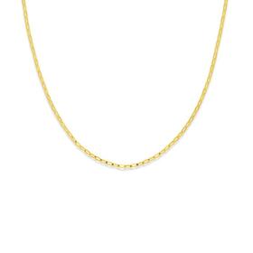 9ct-Gold-45cm-Solid-Paperclip-Chain on sale