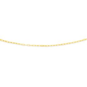 9ct-Gold-50cm-Solid-Paperclip-Chain on sale