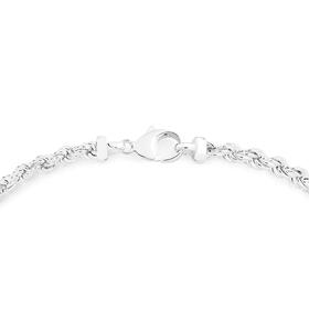Sterling-Silver-195cm-Hollow-Fancy-Rope-Bracelet on sale