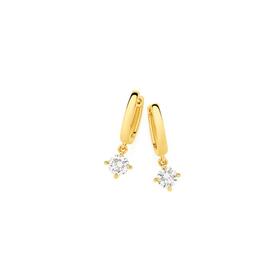 Alora-10ct-Gold-12-Carat-TW-Lab-Grown-Diamond-Solitaire-Drop-Hoop-Earrings on sale