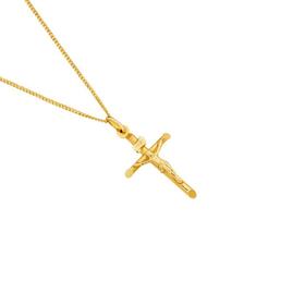 9ct-Gold-Crucifix-INRI-Cross-Pendant on sale