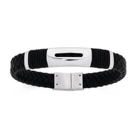 MY-Steel-Black-PVC-Identity-Bracelet on sale