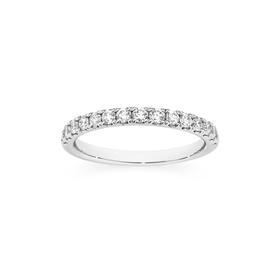 Alora-14ct-White-Gold-Lab-Grown-Diamond-Band on sale