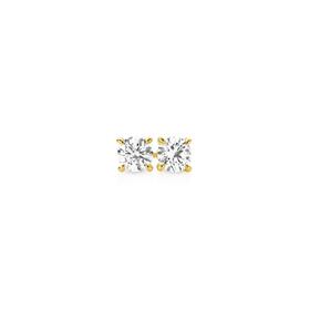 Alora-14ct-Gold-2-Carats-Total-Weight-Lab-Grown-Diamond-4-Claw-Stud-Earrings on sale