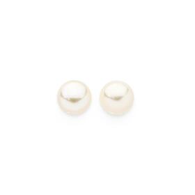 9ct-Gold-Cultured-Freshwater-Pearl-Stud-Earrings on sale