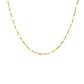 9ct+Gold+60cm+Solid+Fiagro+3%2B1+Chain