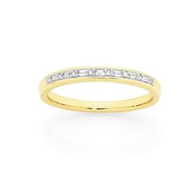 9ct-Gold-Diamond-Band on sale