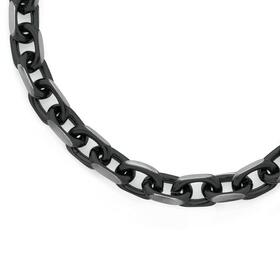Stainless+Steel+60cm+Oxidised+%26amp%3B+Black+Oval+Cable+Men%26%23039%3Bs+Chain