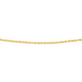 9ct+Gold+50cm+Solid+Singapore+Chain