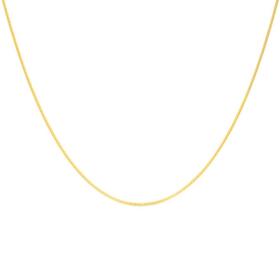 9ct+Gold+45cm+Solid+Box+Chain