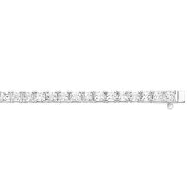 Silver-19cm-3mm-Square-CZ-Tennis-Bracelet on sale