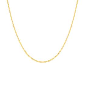 9ct-Gold-45cm-Fancy-Diamond-Cut-Twist-Mirror-Chain on sale