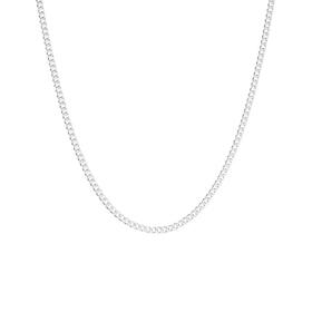 Silver+45cm+Curb+Chain