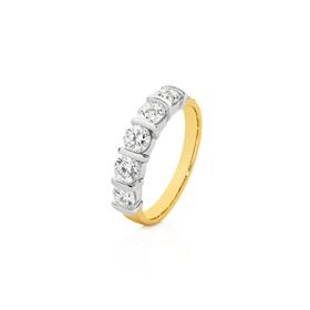 Limited-Edition-Alora-10ct-Gold-130-Carat-TW-Lab-Grown-Diamond-Band on sale